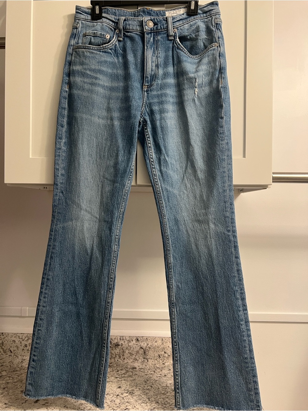 rag & bone Peyton Mid-Rise Bootcut Light Blue Bootcut Jeans